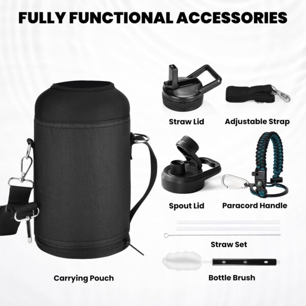 Insulated Water Bottle 64 oz - Image 3